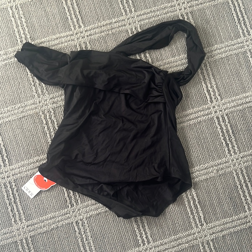 Off the shoulder body suit